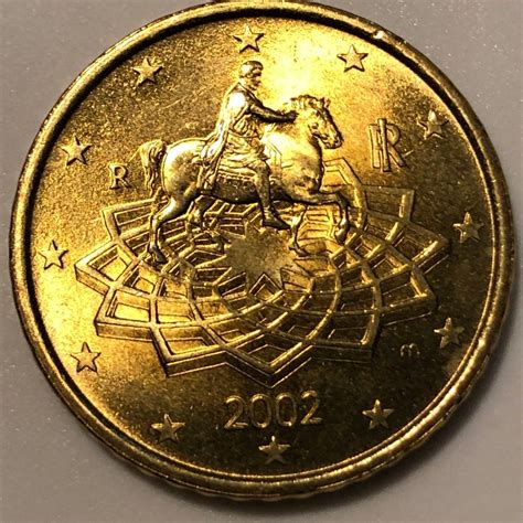 Ita082 Moneda Italia 50 Euro Cent 2002 Unc Bu Ayff Mercadolibre