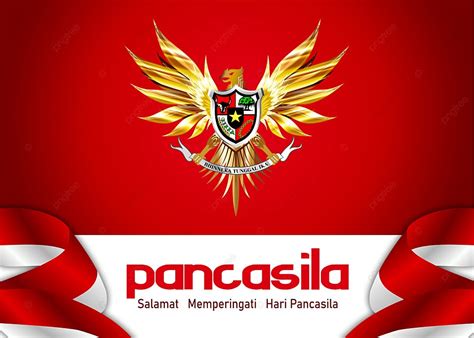 배경 골드 레드 가루다 인도네시아 Pancasila 축하 독립 애국심 배경 금 빨간 배경 일러스트 및 사진 무료 다운로드