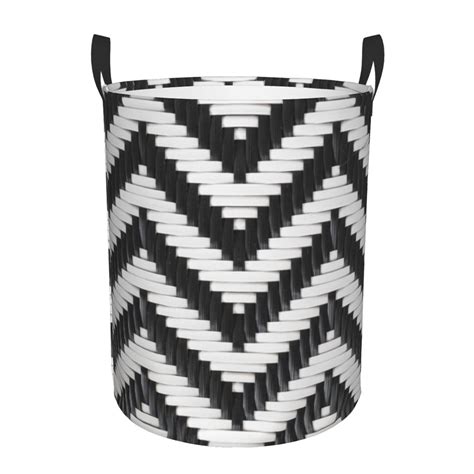 Znduo Weaving Rattan Texture Pattern Laundry Basket Waterproof