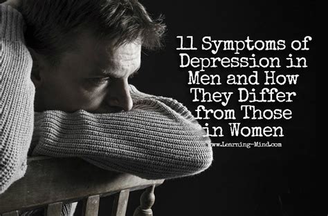 11 Symptoms Of Depression In Men And How They Differ From Those In