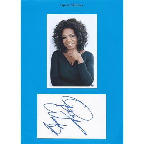 Oprah Winfrey Autograph