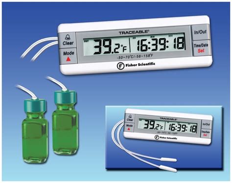 Fisherbrand Traceable Dual Thermometer With Minmax And Timedate