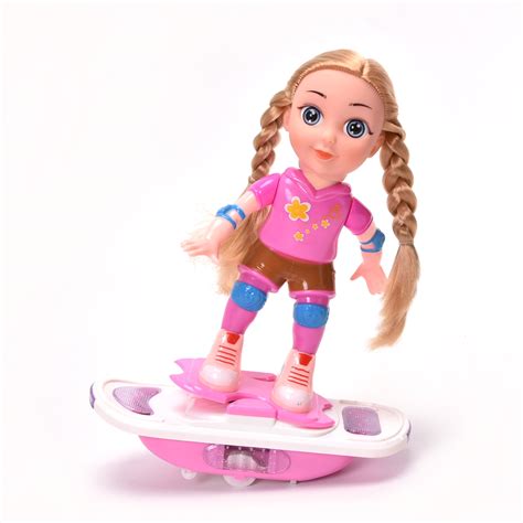 Wonderplay Skateboard Girl Doll Dancing Girl Toys - Walmart.com - Walmart.com