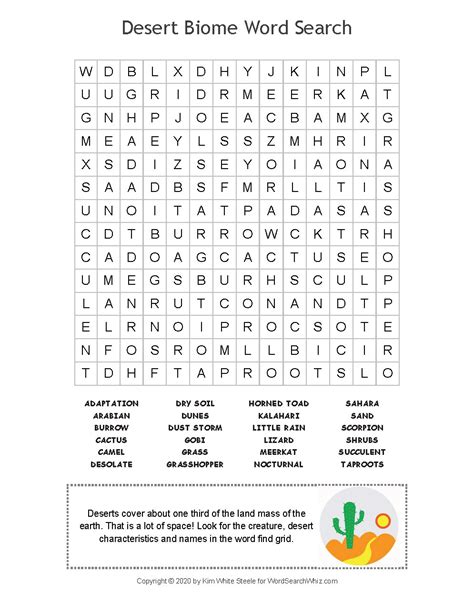 Biome Word Search