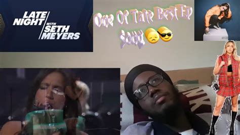 Late Might With Seth Meyers Tate McRae That Way Reaction And Review YouTube