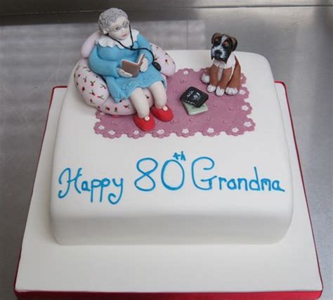 Grandma We Love You Cake Grandma 80th Birthday Cake She Flickr