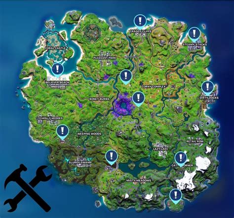 Fortnite Upgrade Bench Locations Chapter 2 Season 7 Where How To