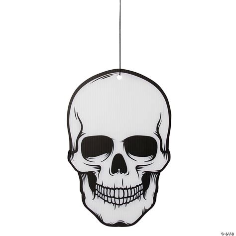 Hanging Skeleton Skull Decoration 12 Pc Halloween Express