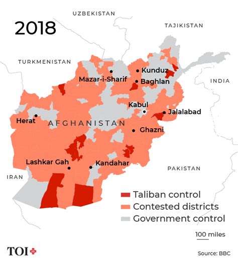 Afghanistan Map Taliban Controlled Areas Taliban No One Wants A Civil