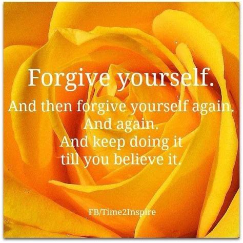 Learning To Forgive Yourself Is An Important Part Of Recovery Be
