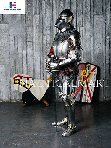 Nauticalmart Full Plate Armour Xiv Century Churburg Suit Of Armor