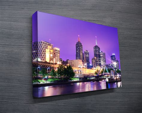 Melbourne Cityscape Canvas Print Canvas Prints Australia