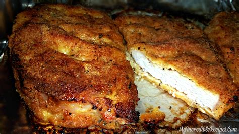 Delicious Baked Parmesan Crusted Pork Chops