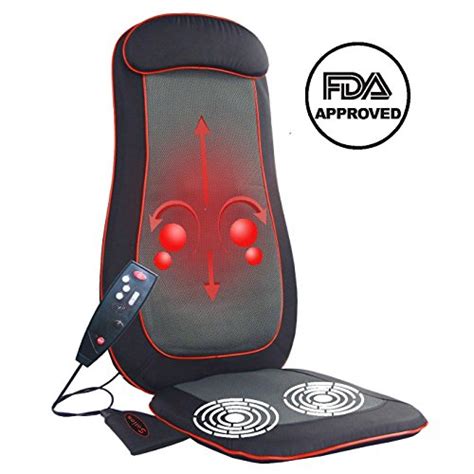 Electronic Vibration Car Seat Cover Idodo Vibrating Back Seat Cushion Pad Massager With Heat