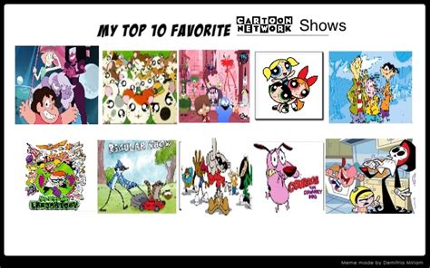 My Top 10 Favorite Old Cartoon Network Shows By Dlee1293847 On