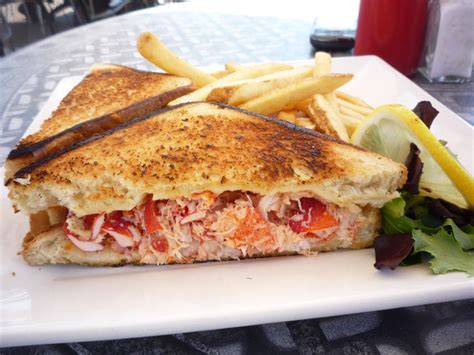Lobster Grilled Cheese Sandwich Recipe — Dishmaps