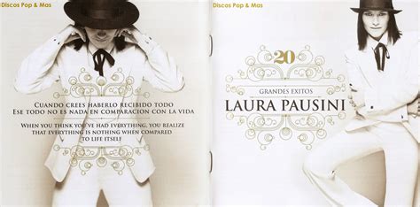 Discos Pop And Mas Laura Pausini 20 Grandes Exitos Booklet