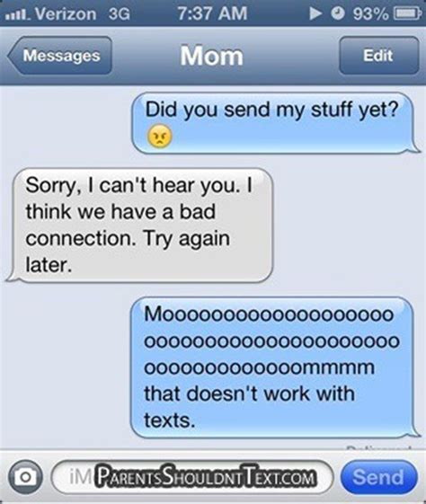 47 Hilarious Text Messages Sent Between Parents And Kids Funny Texts