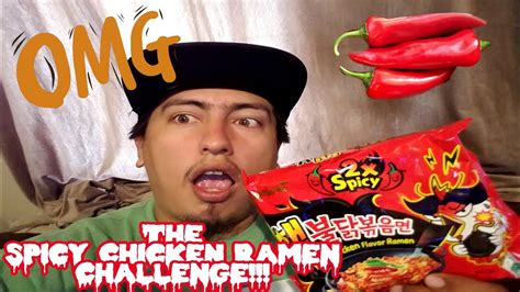 2x Spicy Chicken Ramen Challenge Youtube