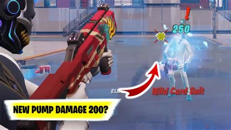 Fortnite New Pump Damage 2023 New Pump Shotgun Fortnite Damage