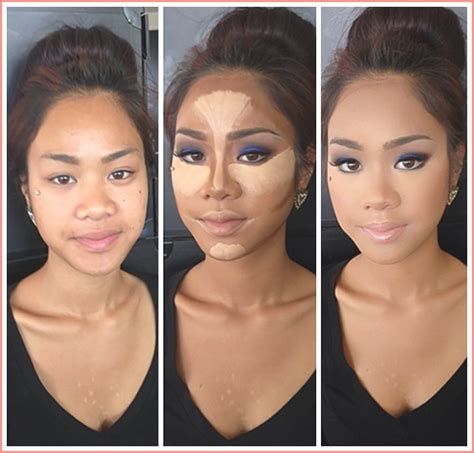 how to easily highlight and contour based on face shape