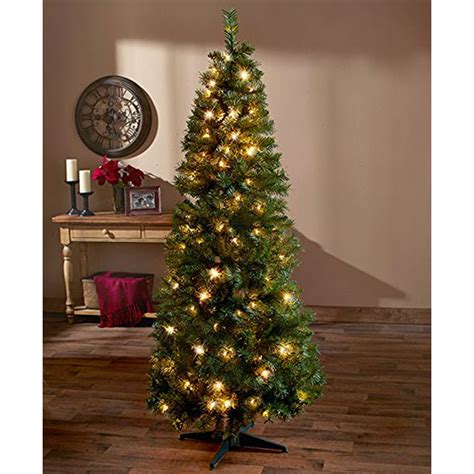 6 Ft Pre Lit Pop Up Christmas Tree Clear Lights