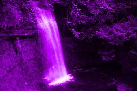 Purple Glencar Waterfall Its Purple Pinterest