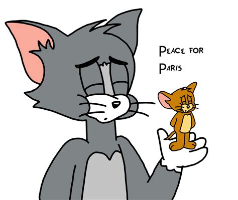 Peace For Paris Tom And Jerry By Mega Shonen One 64 On Deviantart