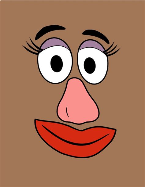 Mr And Mrs Potato Head Face Printables
