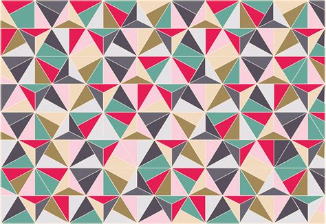 Pastel Polygon Pattern On Behance
