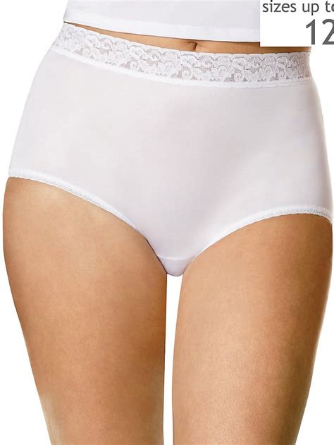 Hanes Women S Plus Nylon Brief Panty 3 Pack Walmart Com Walmart Com
