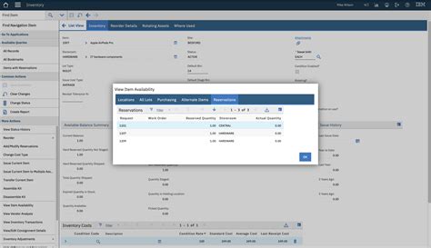 Inventory Reservations – Maximo Secrets