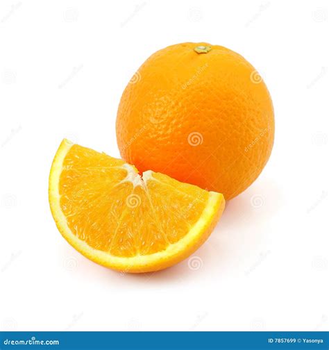 Citrus Orange Fruit Isolated On White Stock Image Image Of Tropical
