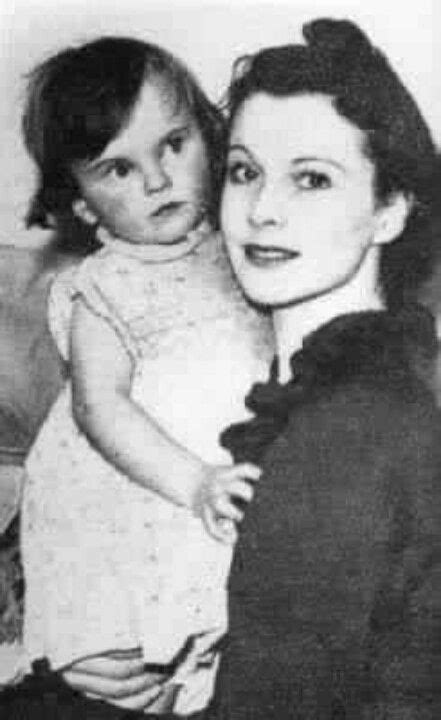 Vivien And Daughter Suzanne Vivien Leigh Classic Movie Stars