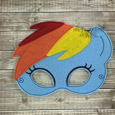 Rainbow Dash Mask Rainbow Dash Costume My Little Pony Birthday