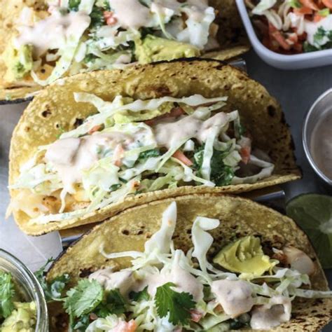 Fish Tacos With Slaw And Chipotle White Sauce Mince Republic