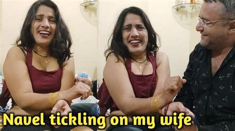 Navel Tickling Prank On My Wife Prank On Wife Prank In India Prank On My Wife Youtube