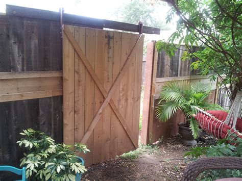 Visit this site for details: sliding gate (Diy Pallet Gate) | Backyard gates, Backyard fences, Outdoor gate