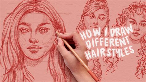 Hair Drawing Tutorial How To Draw Hair Zyra Bañez