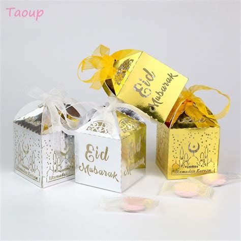 Ramadan kareem quotes 2021 are quoted everywhere in the world which are inspirational and heartwarming. Taoup Gold Happy Eid Mubarak Boxes Gift Ramadan Kareem ...