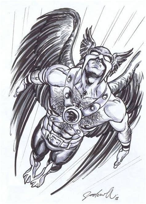 Hawkman By Stephen Sadowski Hawkman Comic Art Marvel Art