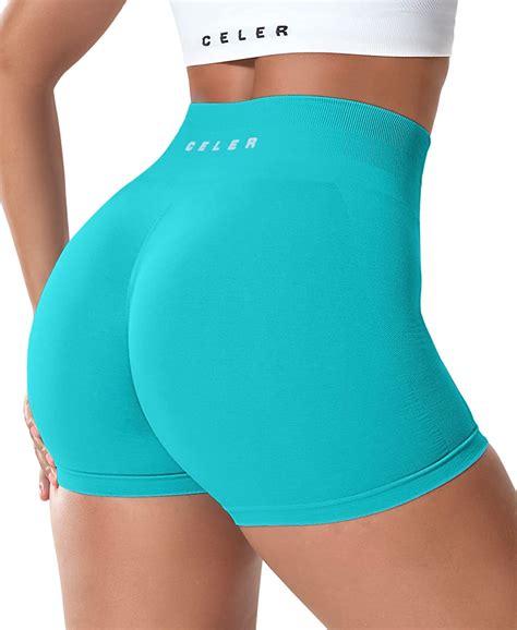 celer womens workout shorts seamless scrunch butt gym shorts high waisted yoga a ebay