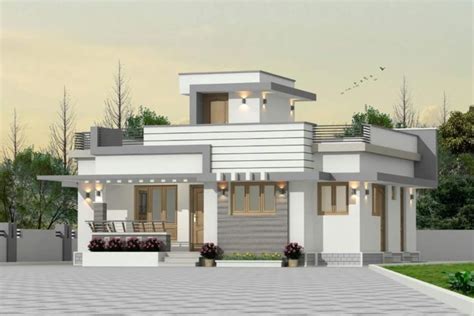 850 Sq Ft 2bhk Fusion Style Single Floor House And Free Plan 13 Lacks