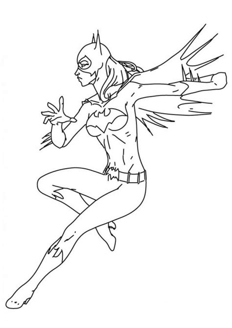 Batgirl Coloring Pages Logo Superhero Coloring Pages Superhero
