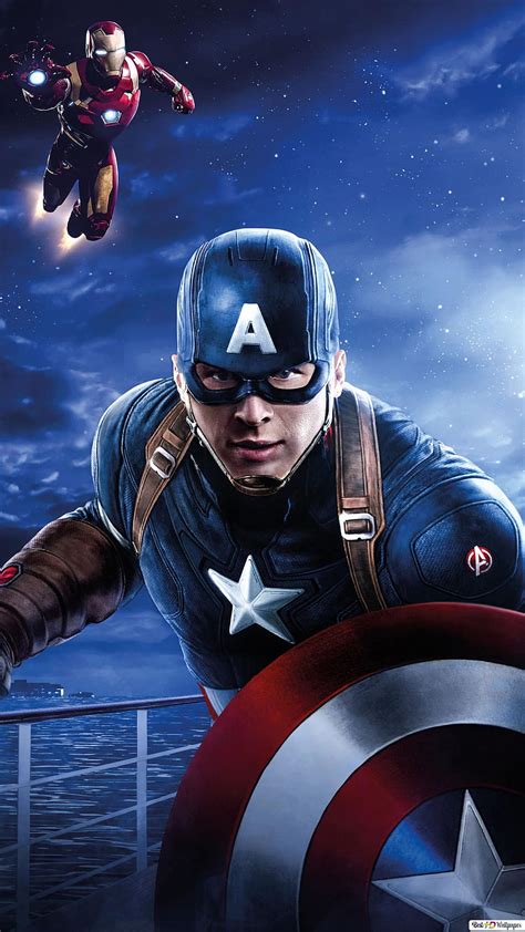 Captain America Marvel Captain America Superhero Hd Phone Wallpaper
