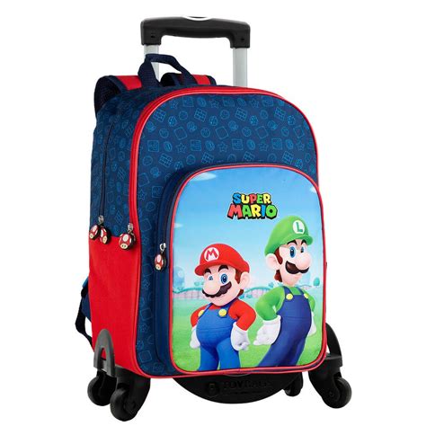 Super Mario Rolling Backpack Uk