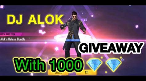 Unlimited diamonds generator for garena free fire and 100% working diamonds hack trick 2021. Free Alok Giveaway With 1000 Diamond 💎 Giveaway | Free ...