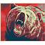 Bear Roar Pop Art 01 Tapestry  Textile By Pablo Sanchez
