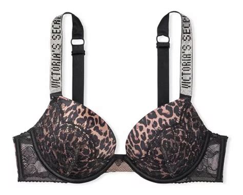 Bra Victorias Secret Shine Strap Push Up Brillos Original Meses Sin