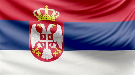 Realistic beautiful Serbia flag 4k Motion Background - Storyblocks